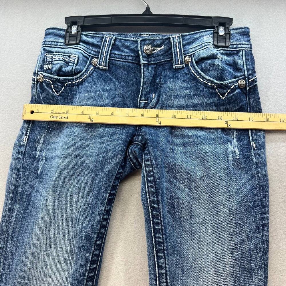 Miss Me Women's Jeans Size 26 (2) Skinny Rhinestone Minimalist Preppy Normcore - Picture 5 of 16